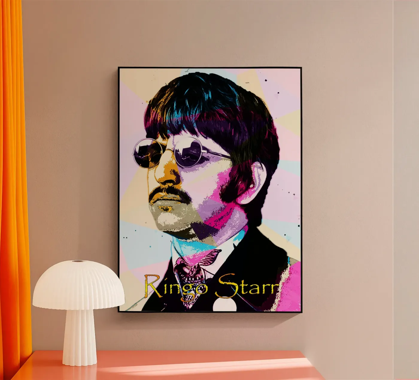 WPAP Ringo Star plexiglass da Aalynh Art