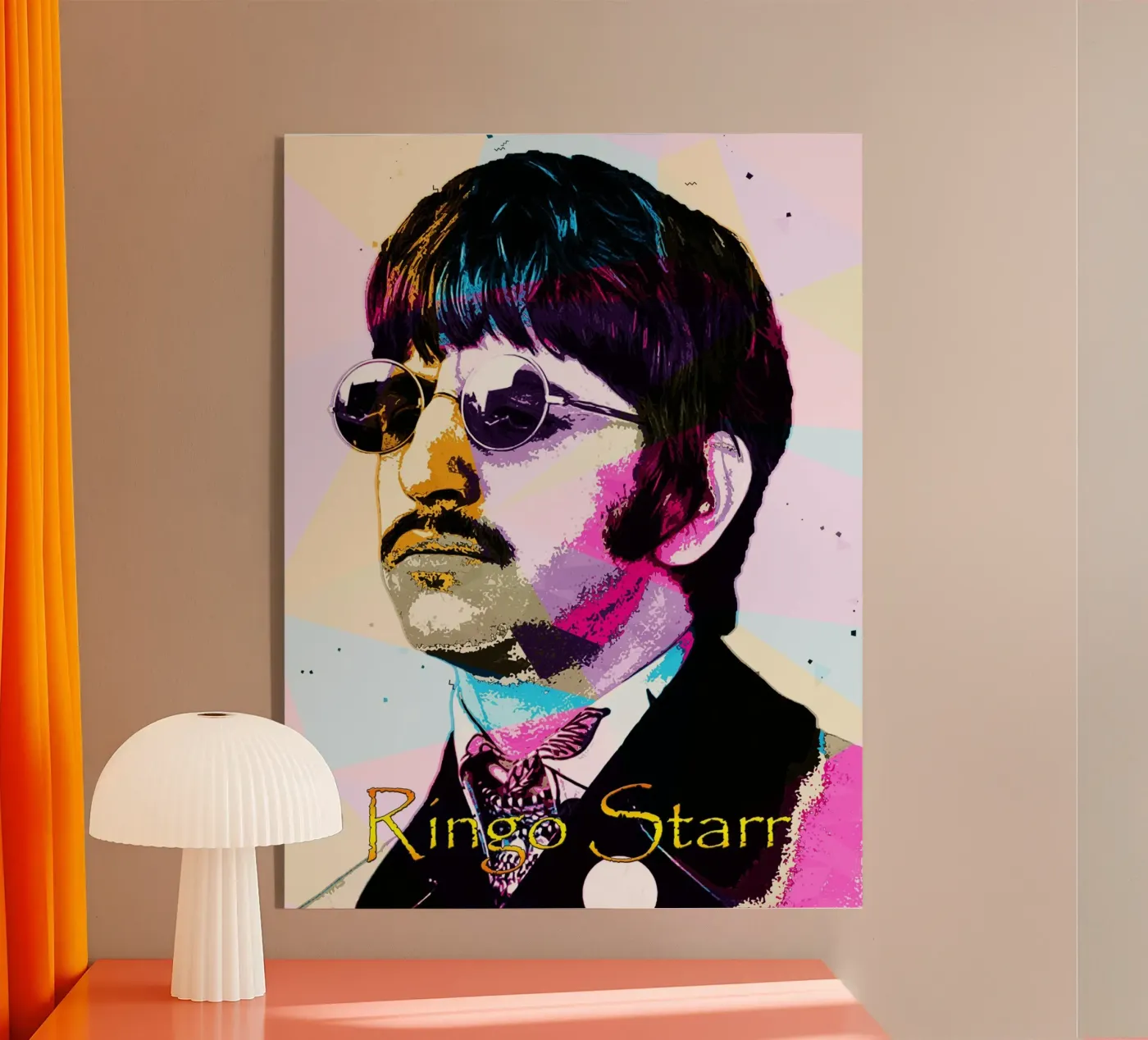 WPAP Ringo Star plexiglas de Aalynh Art