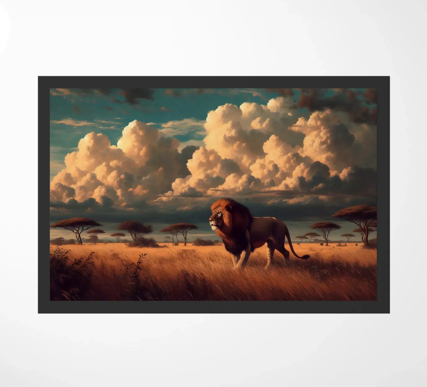 LION doormat by RUBIANT ART