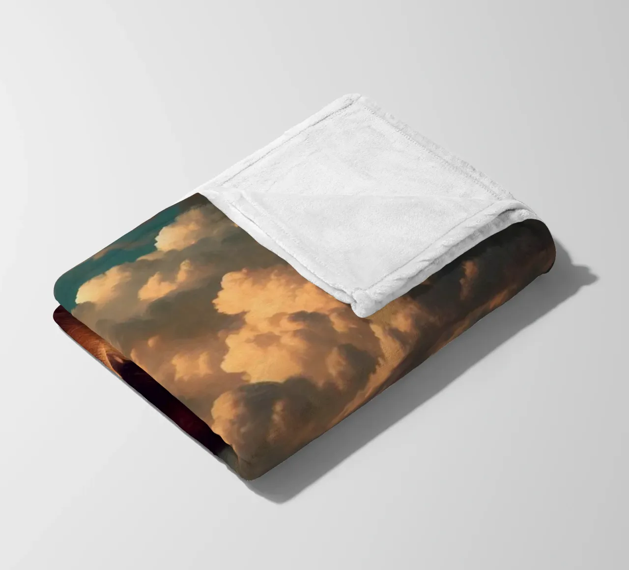 LION fleece blanket by RUBIANT ART