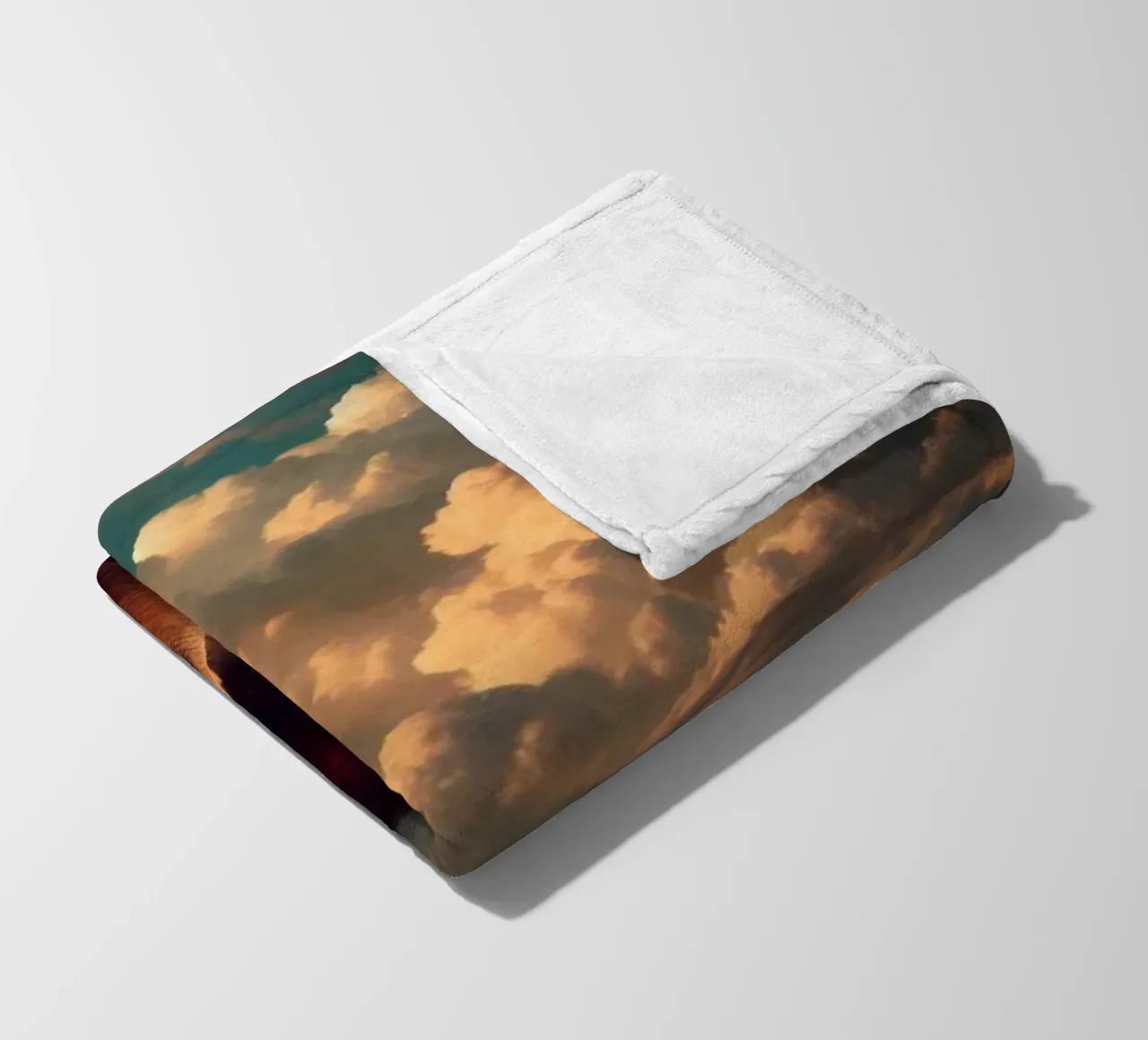 LION fleece blanket by RUBIANT ART