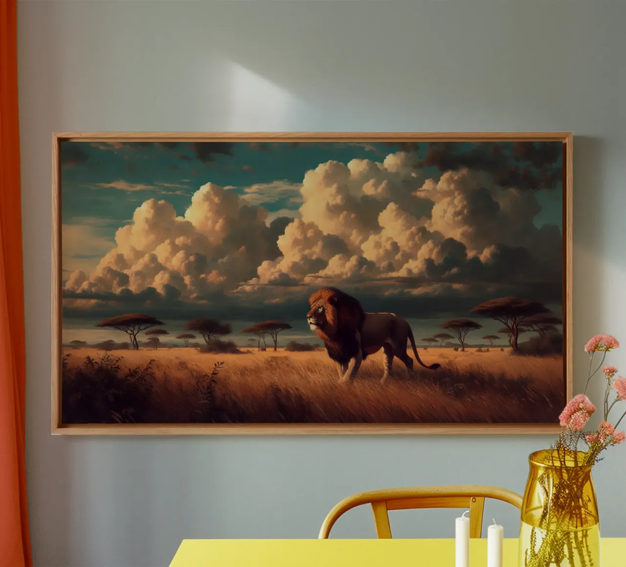 LION canvas by RUBIANT ART