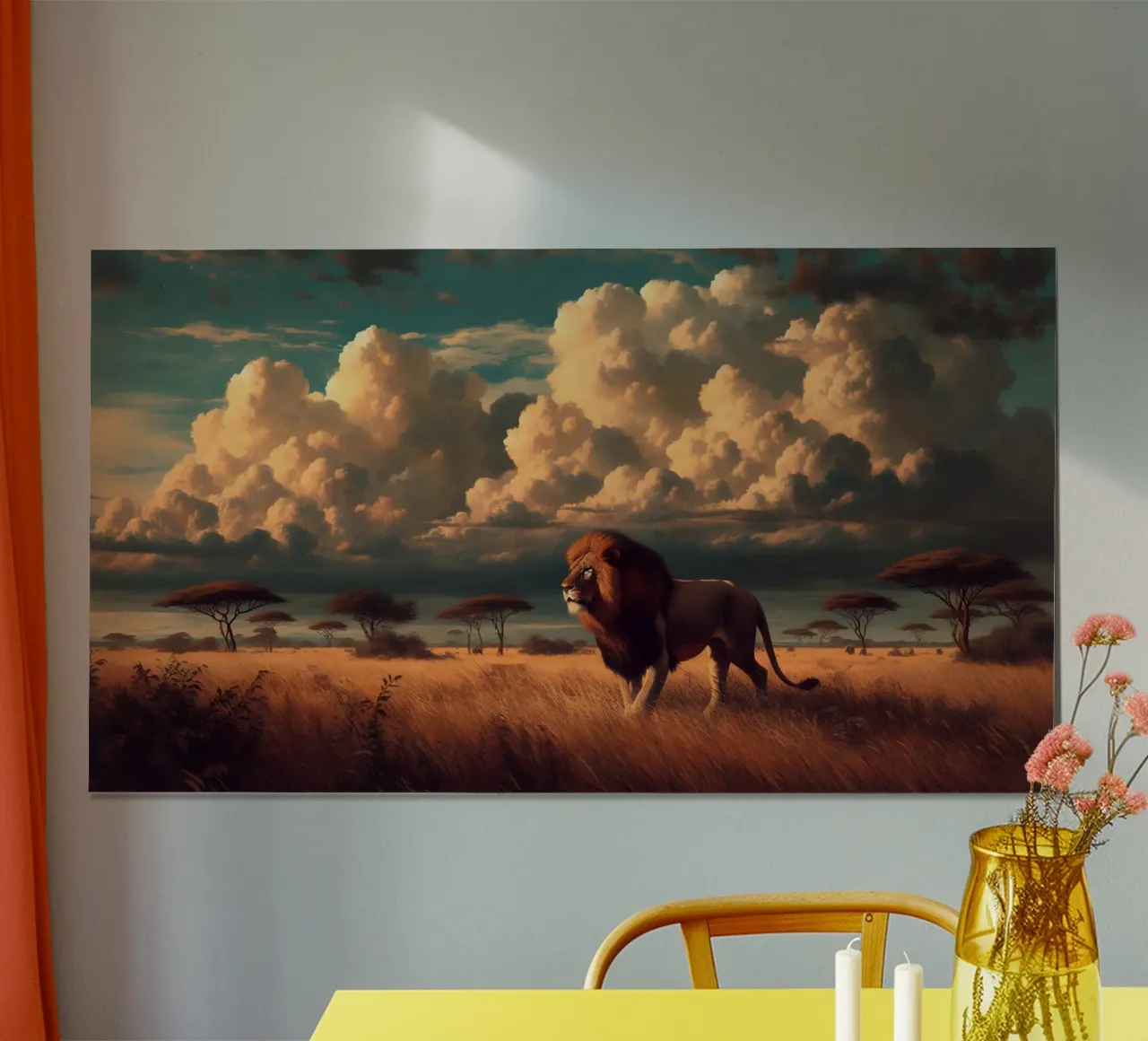 LEEUW poster van RUBIANT ART