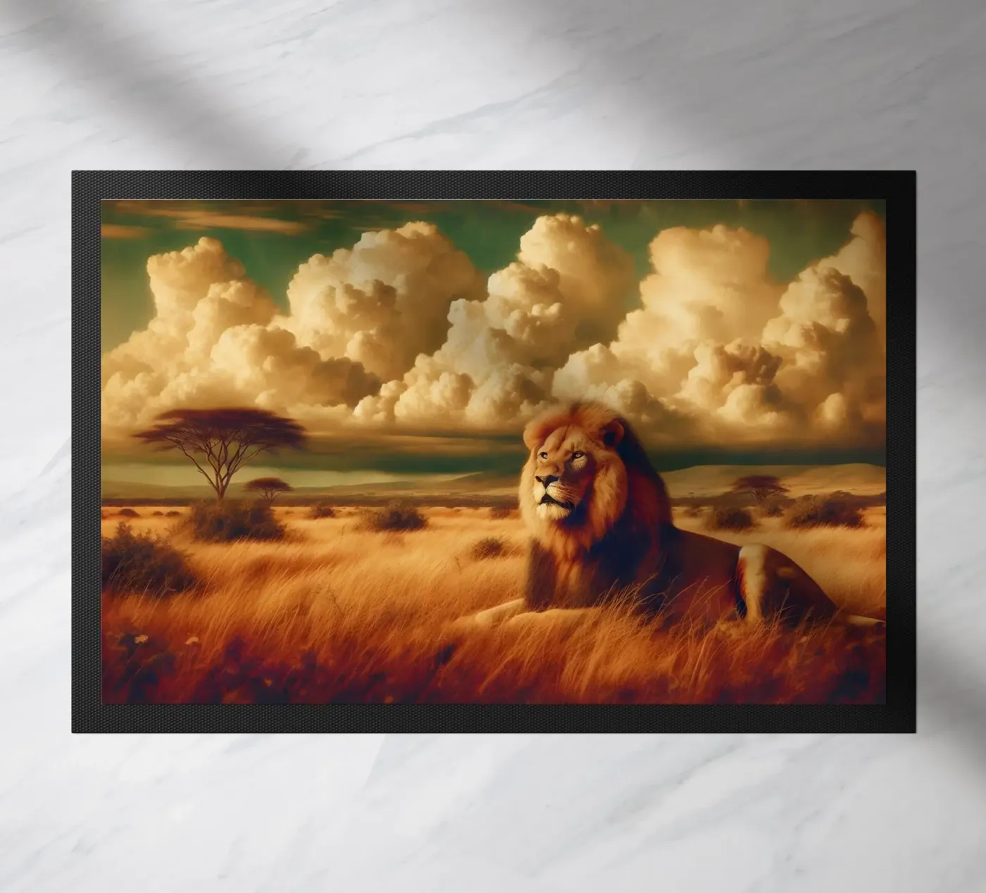 LEEUW deurmat van RUBIANT ART