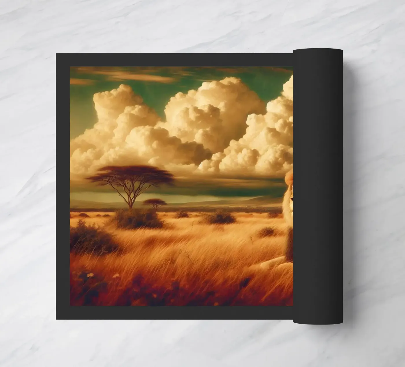 LEEUW deurmat van RUBIANT ART