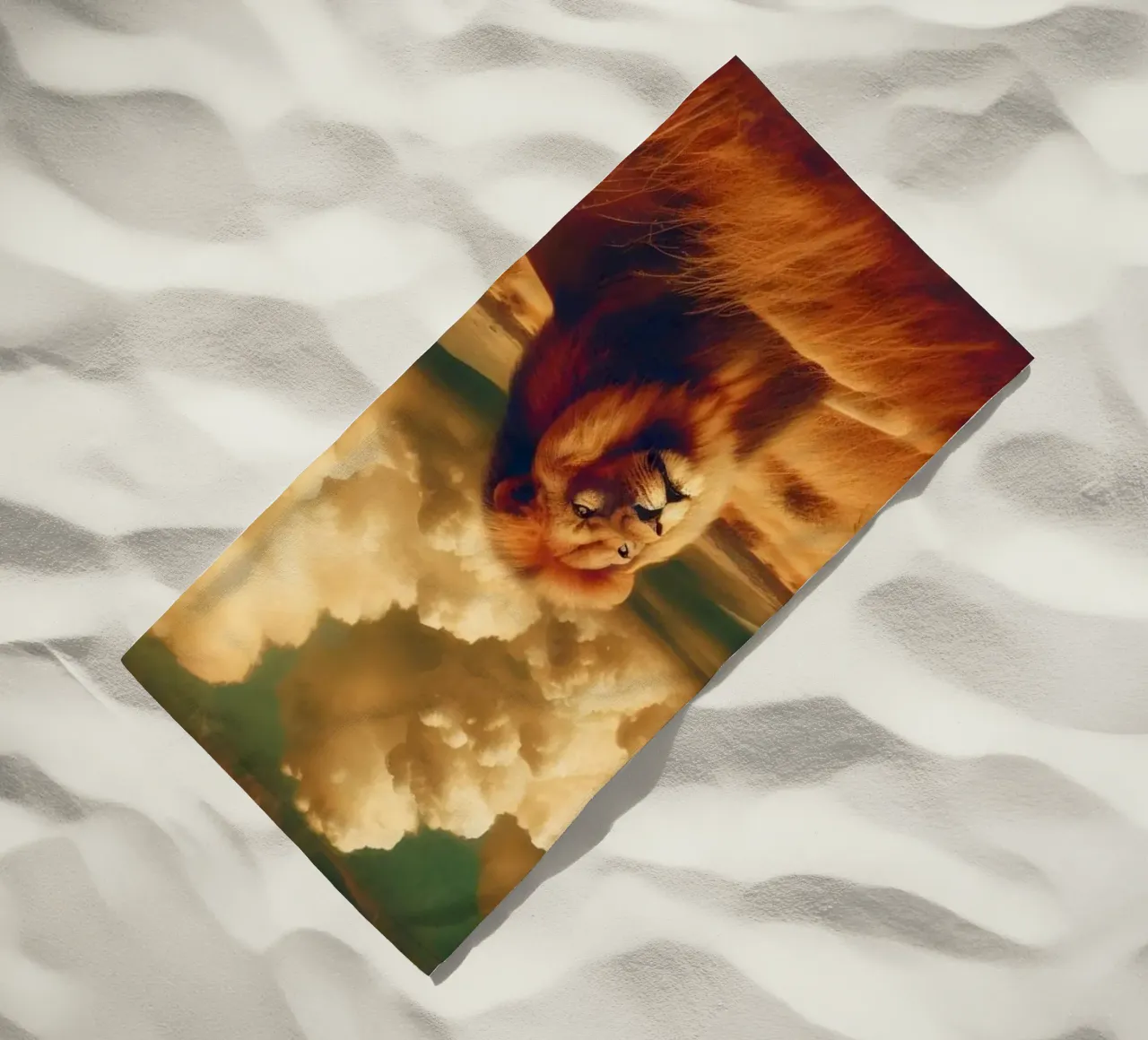 LEONE telo mare da RUBIANT ART