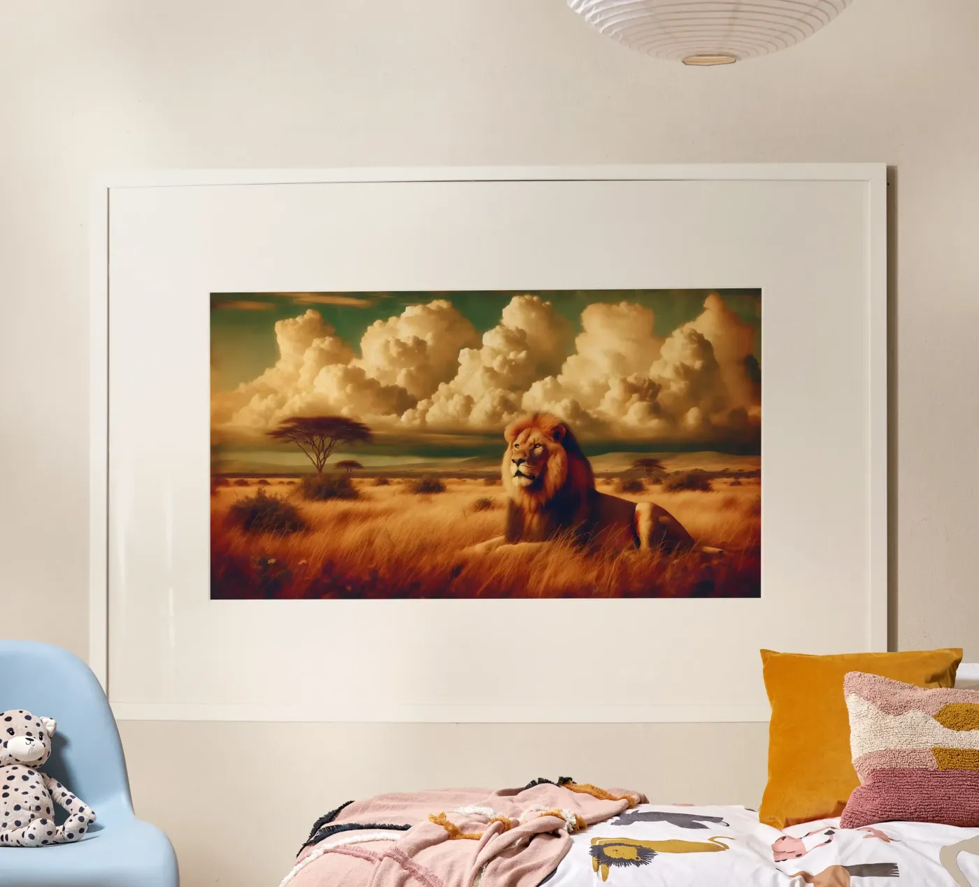 LEEUW poster van RUBIANT ART