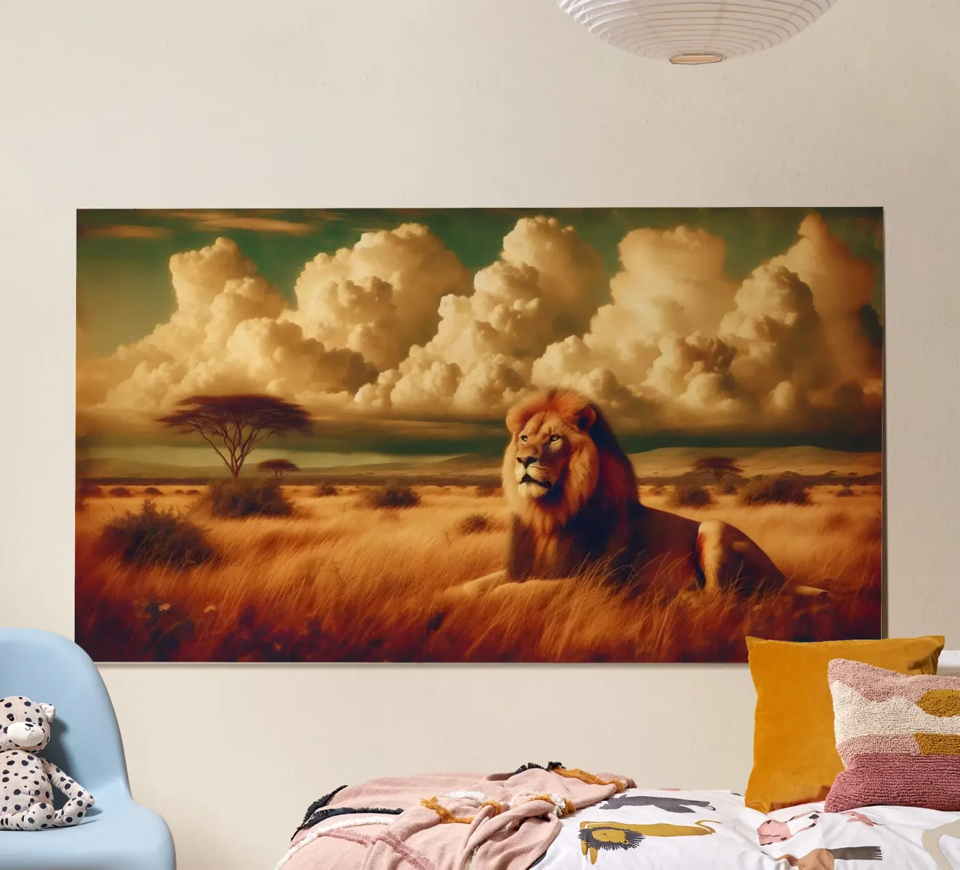 LION poster by RUBIANT ART