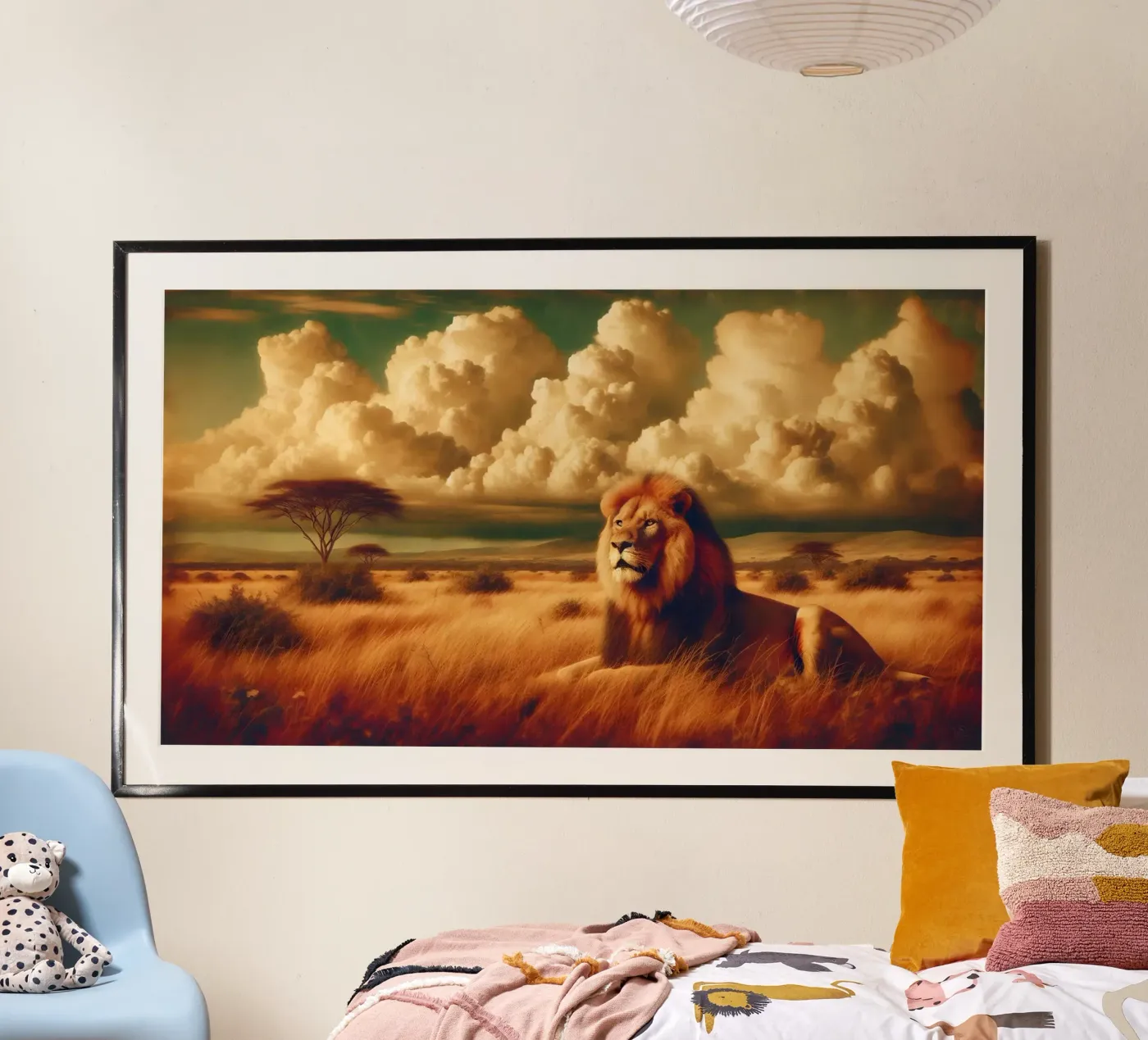 LION poster by RUBIANT ART