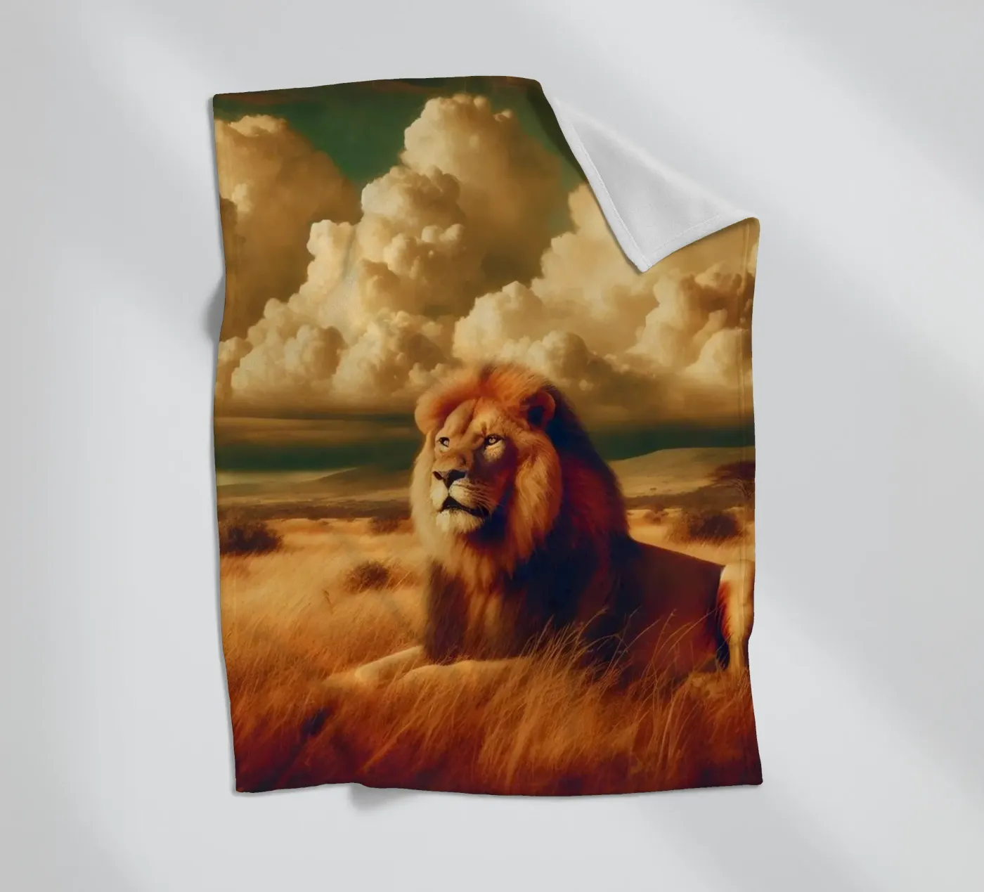 LEONE coperta in pile da RUBIANT ART