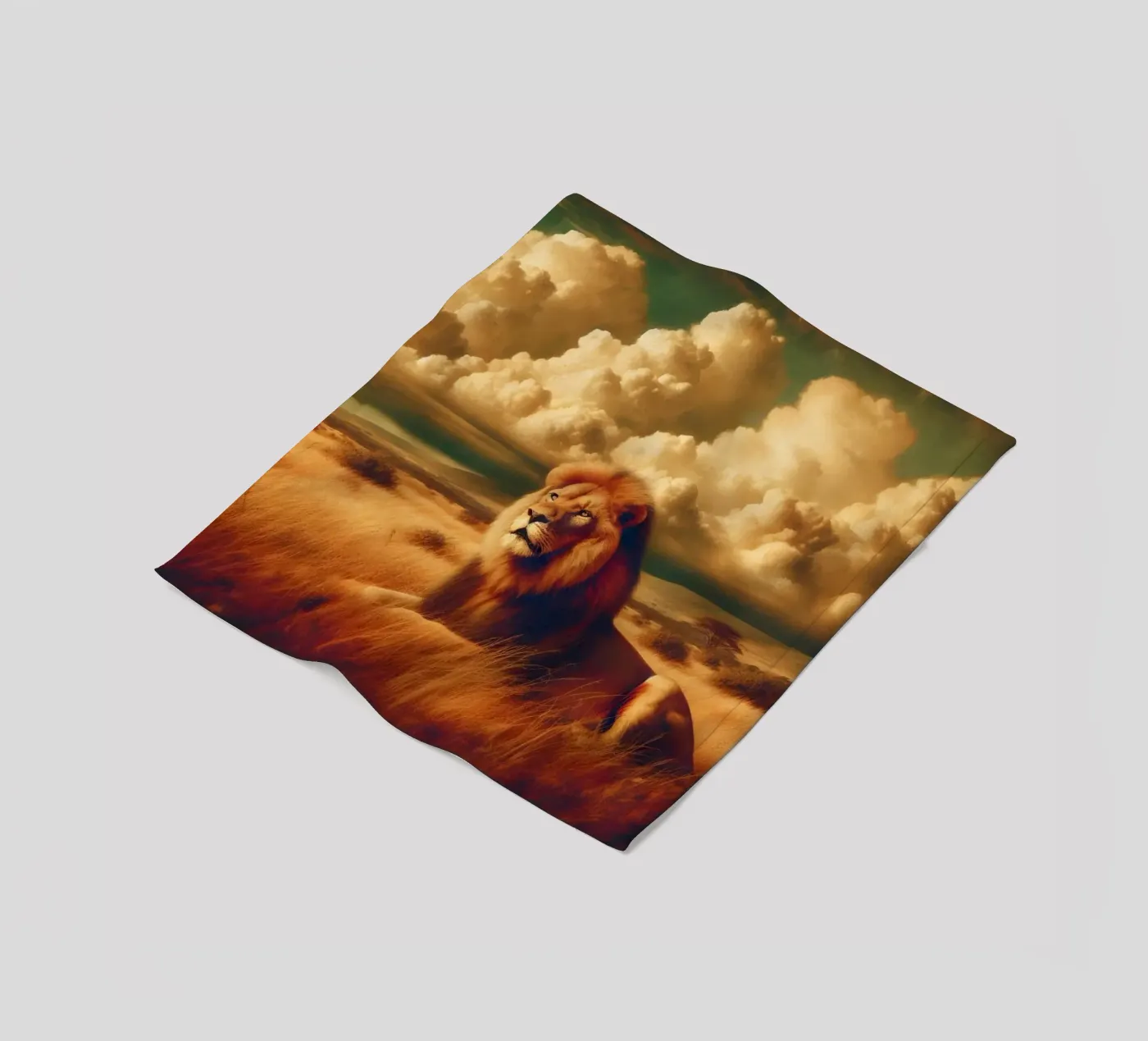 LEONE coperta in pile da RUBIANT ART
