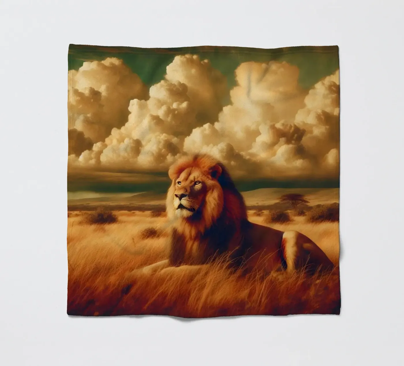 LEONE coperta in pile da RUBIANT ART