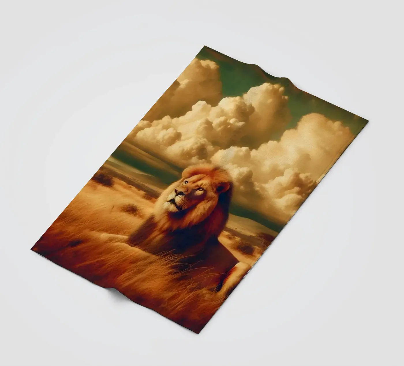 LEONE coperta in pile da RUBIANT ART