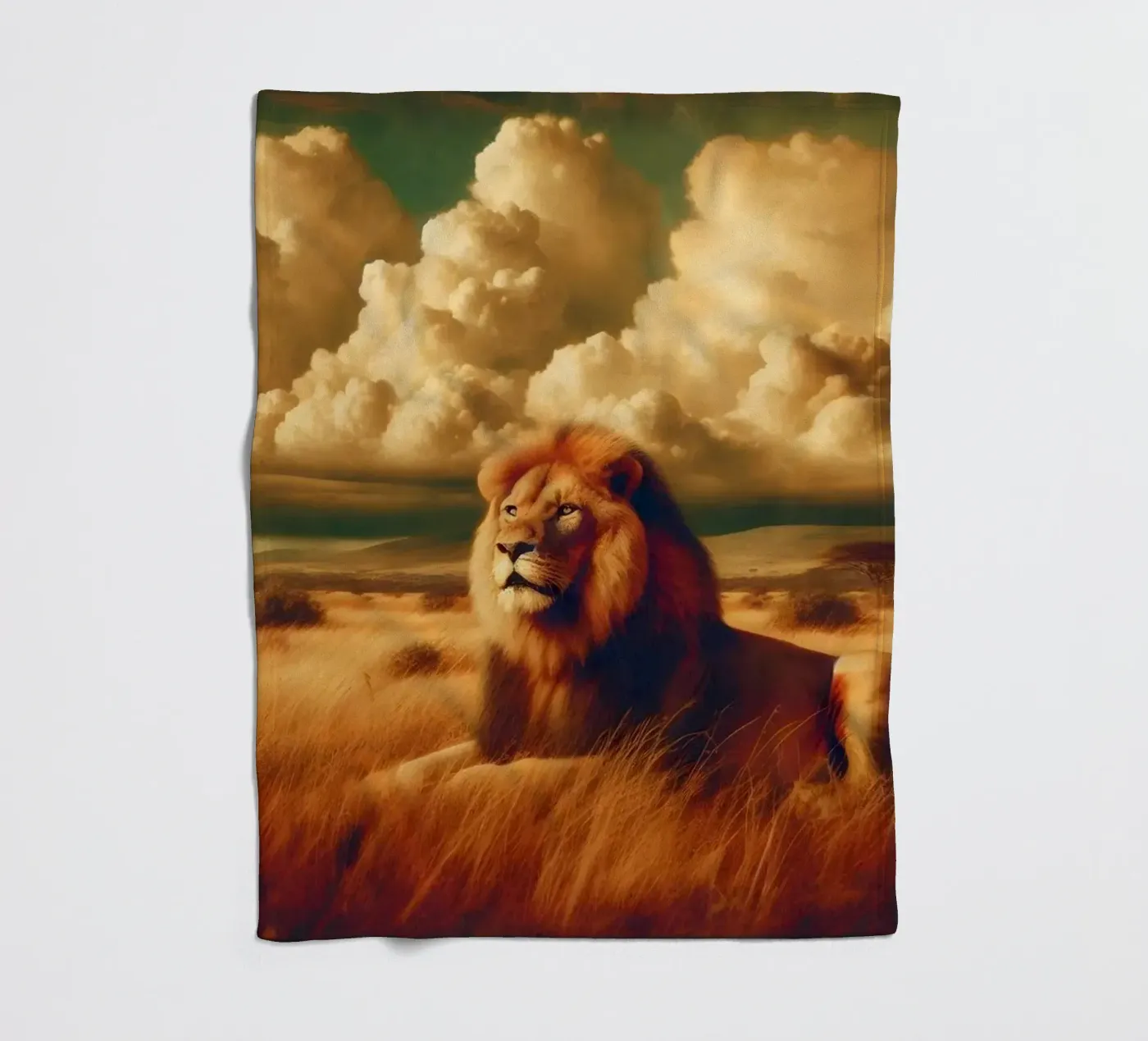LEONE coperta in pile da RUBIANT ART