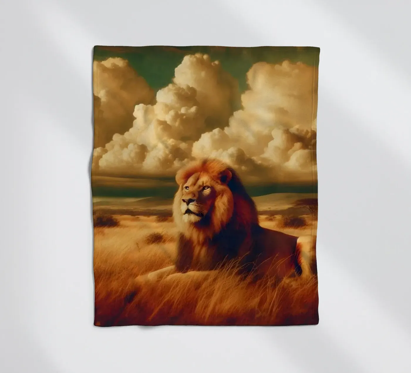 LEONE coperta in pile da RUBIANT ART