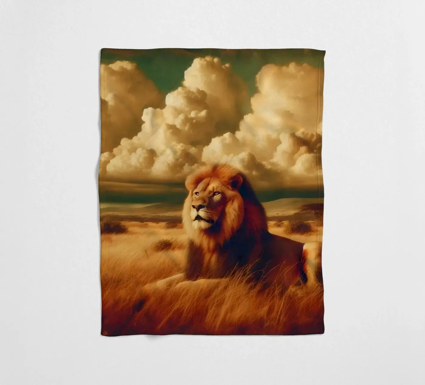 LEONE coperta in pile da RUBIANT ART