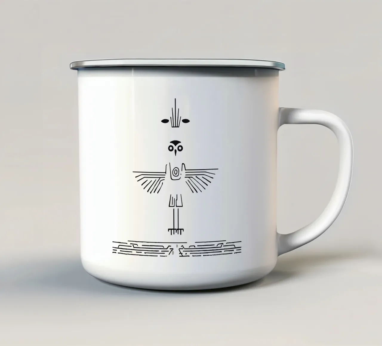 inca 12 tazza in smalto da Rezh creations