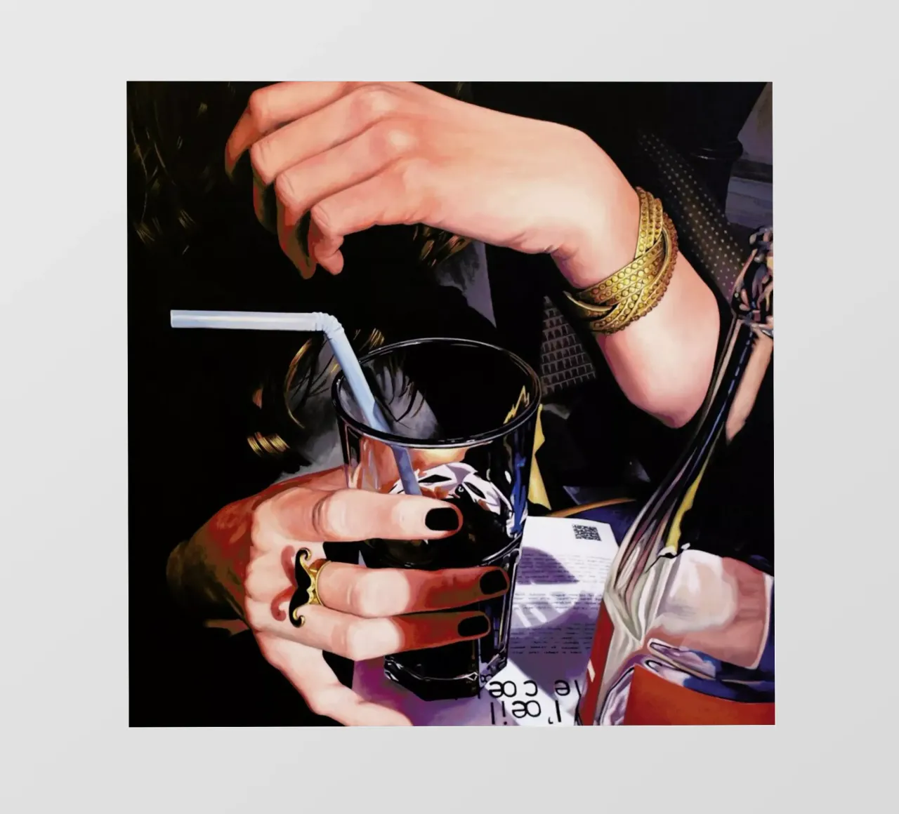 Main Cocacola telo in pvc da Jérôme Romain