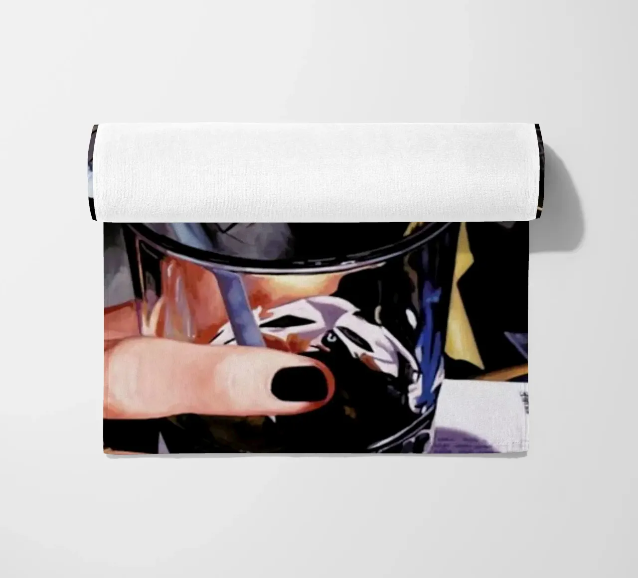 Main Cocacola telo mare da Jérôme Romain