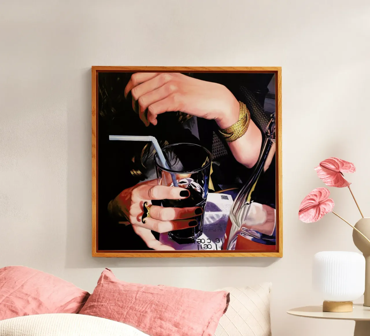 Main Cocacola plexiglass da Jérôme Romain