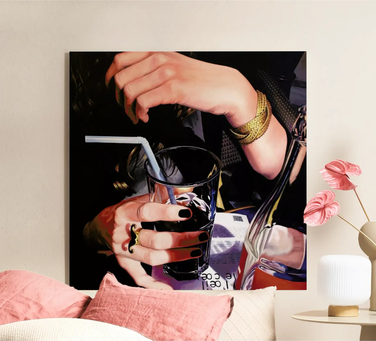 Main Cocacola plexiglass da Jérôme Romain