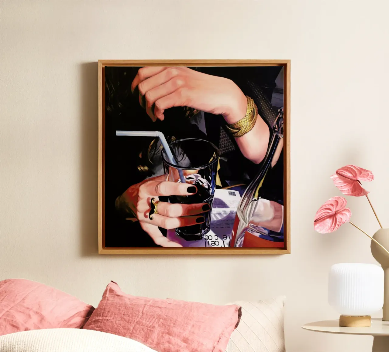 Main Cocacola canvas by Jérôme Romain