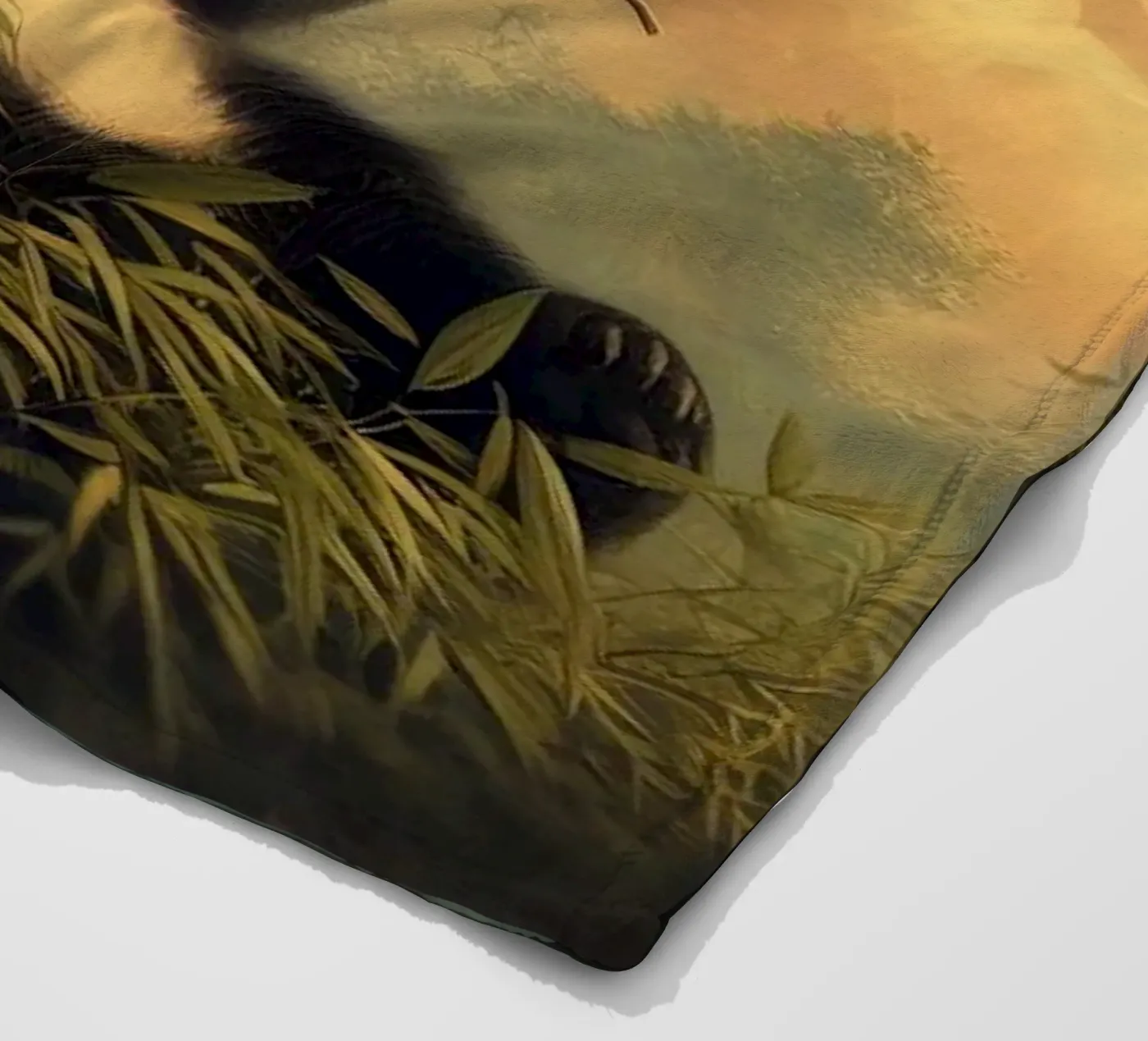 PANDA Fleecedecke von RUBIANT ART