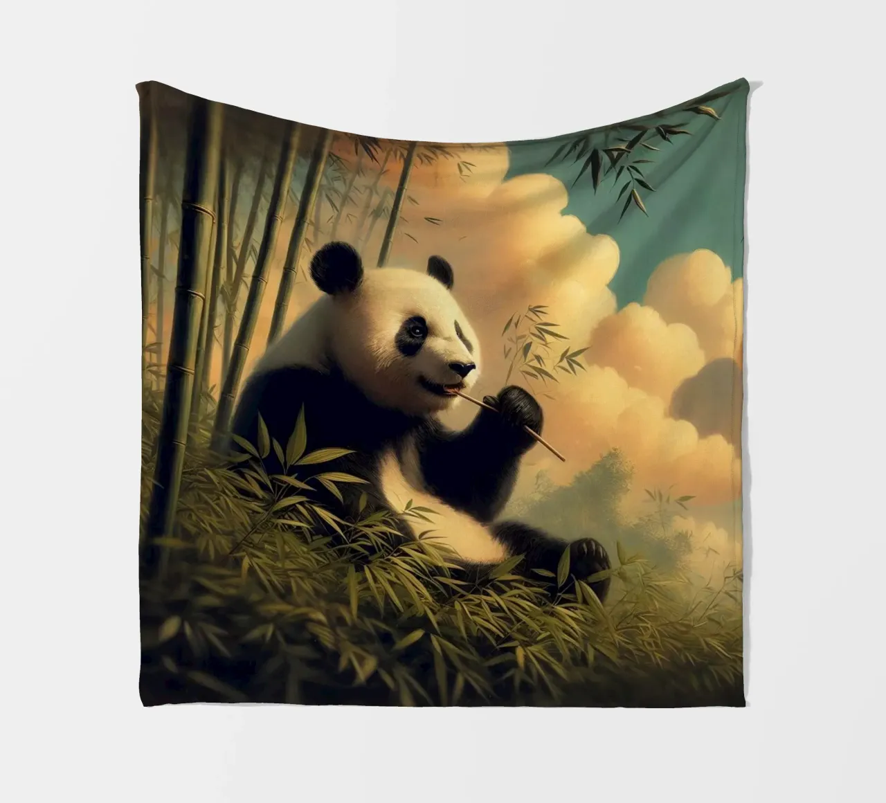 PANDA fleecedeken van RUBIANT ART