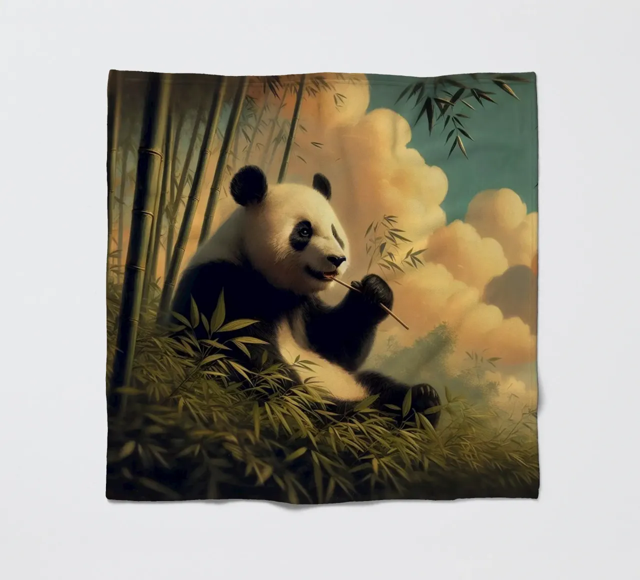 PANDA fleecedeken van RUBIANT ART