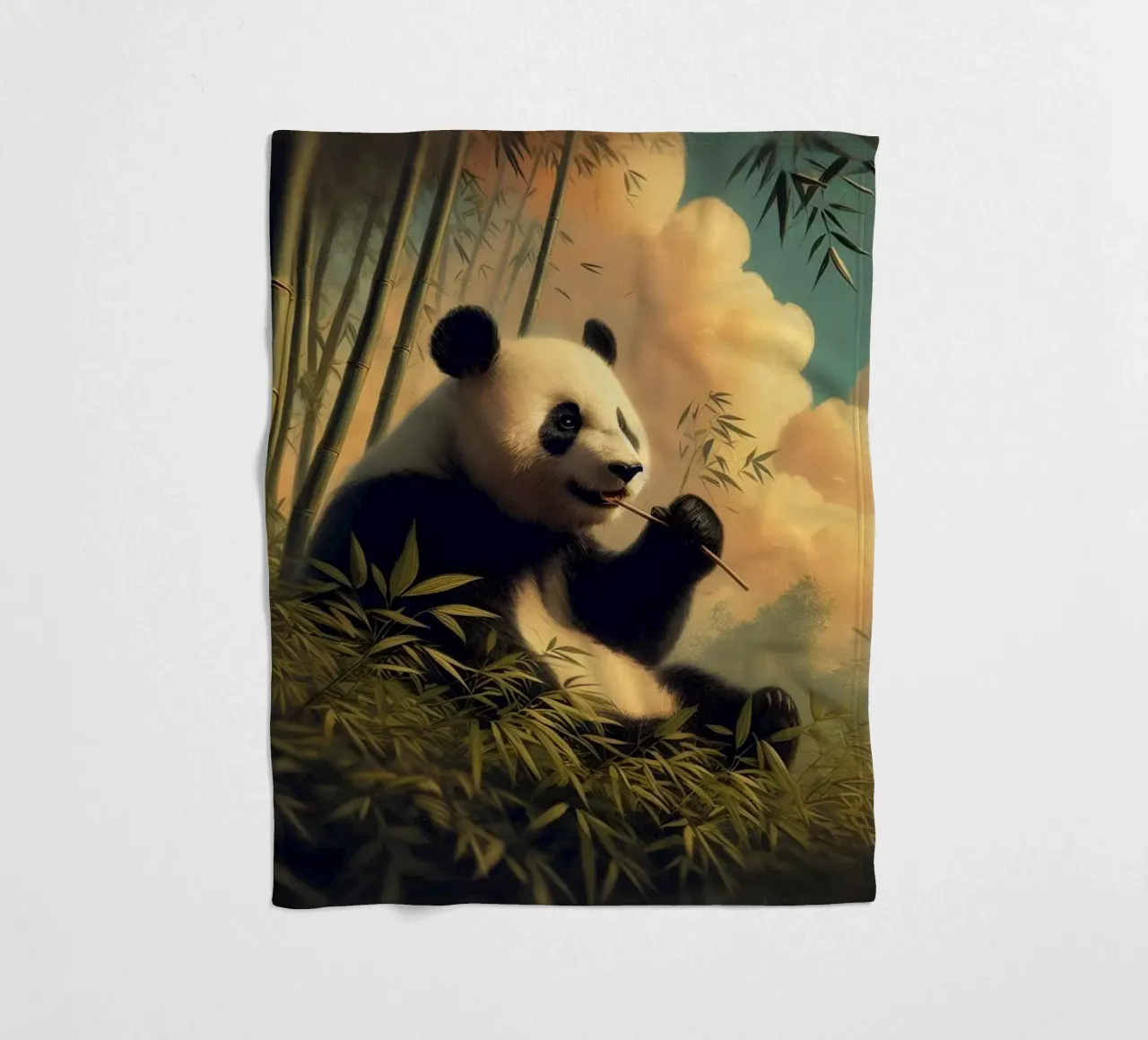 PANDA fleecedeken van RUBIANT ART