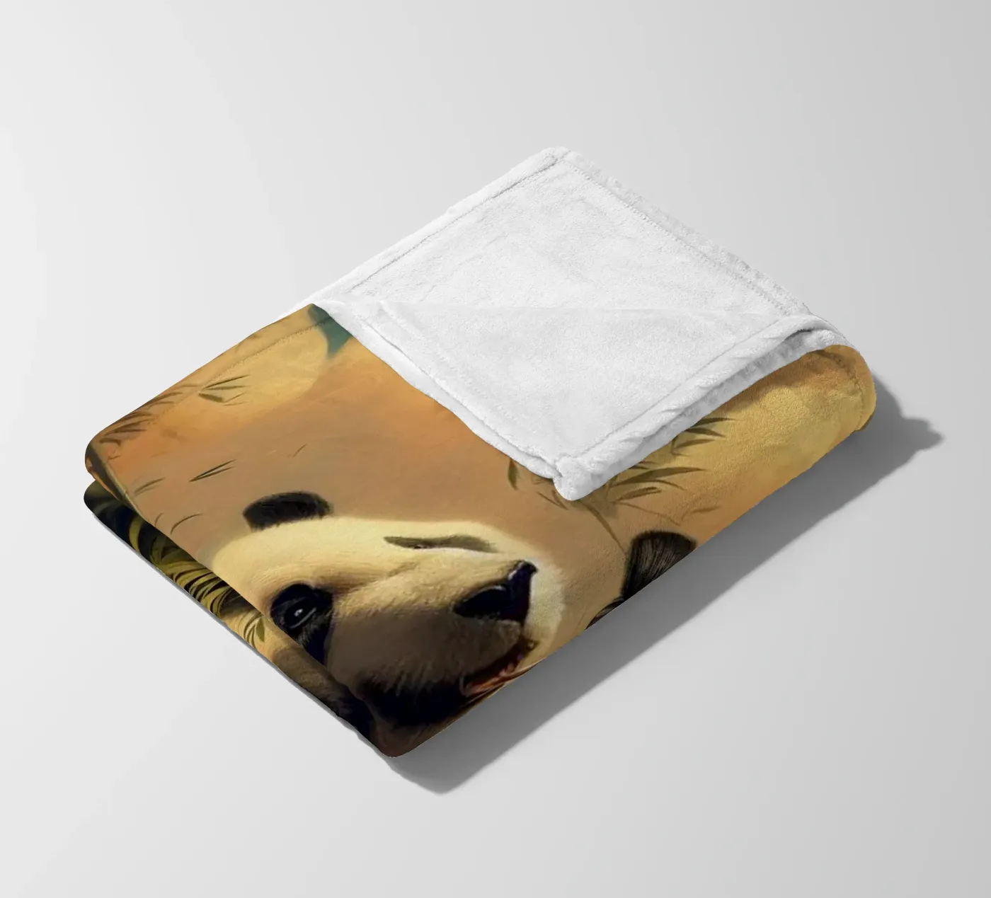 PANDA Fleecedecke von RUBIANT ART