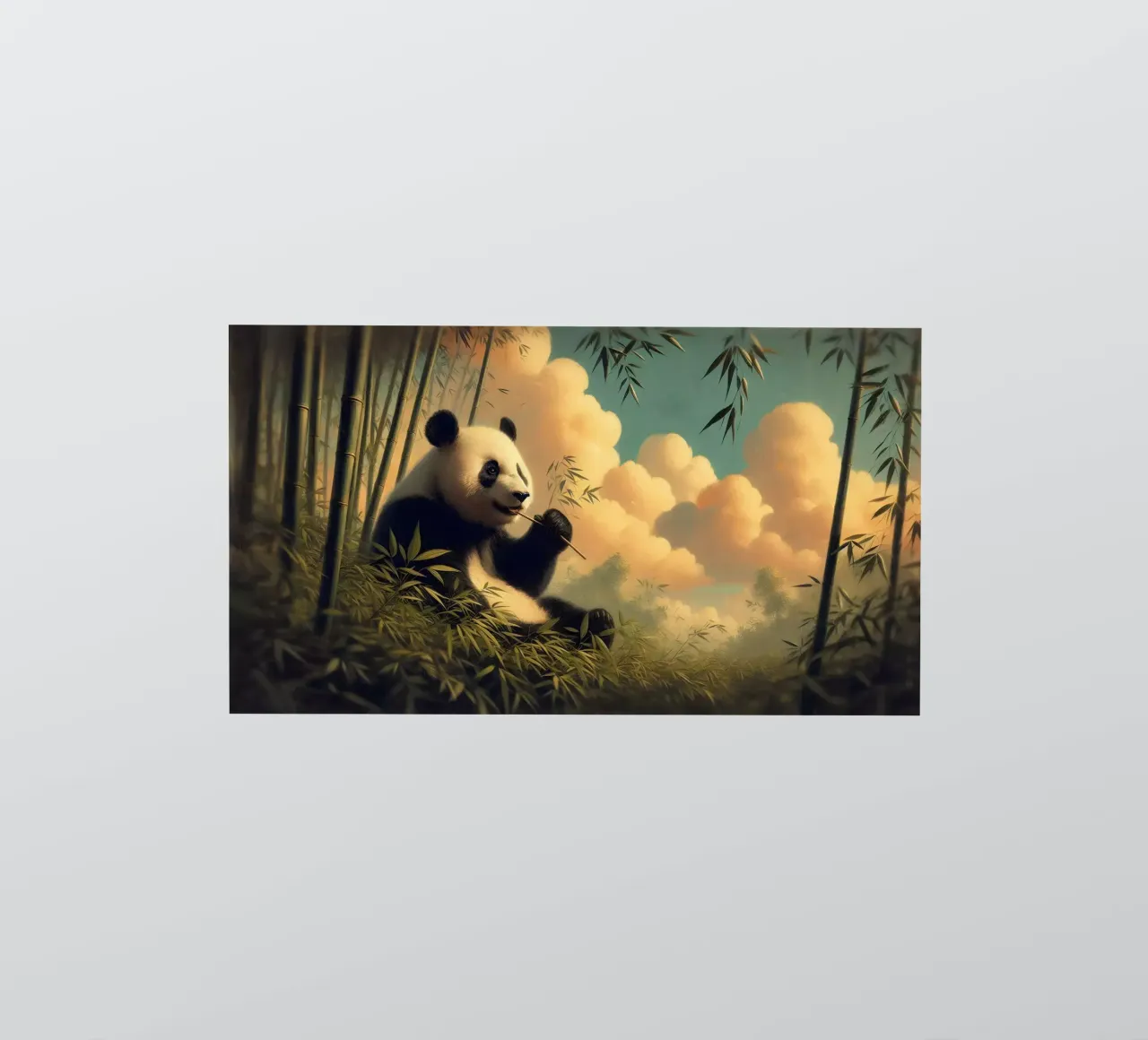 PANDA sticker by RUBIANT ART