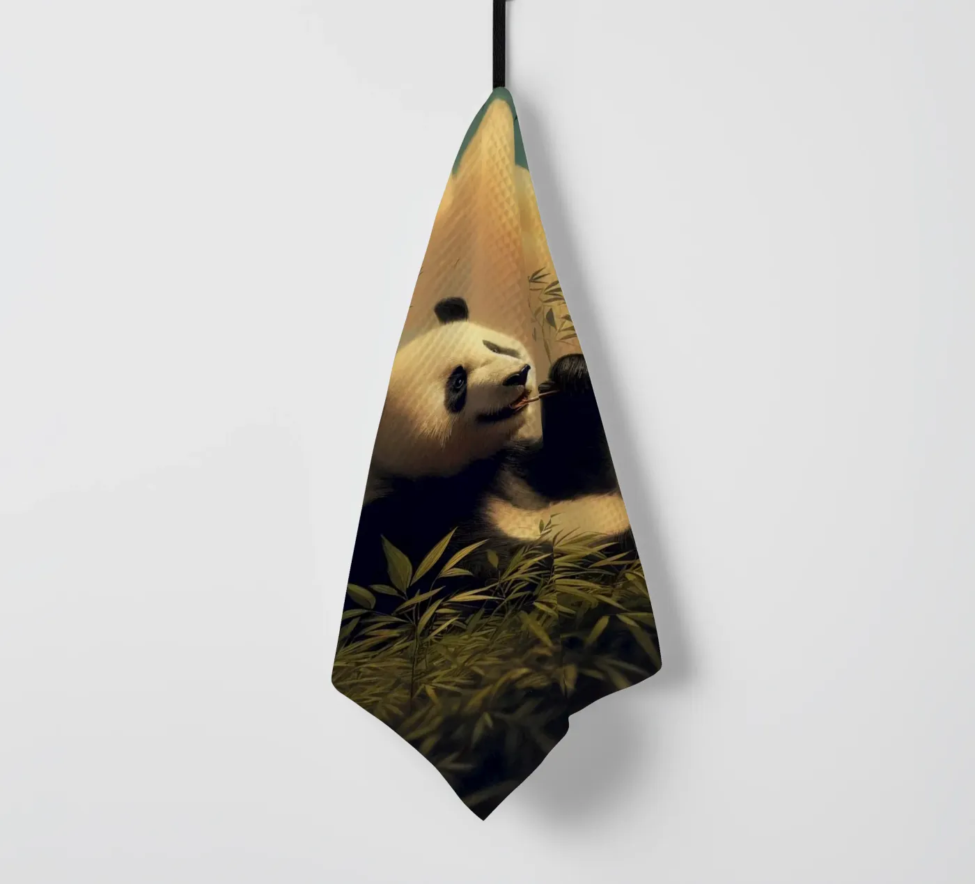 PANDA torchon de RUBIANT ART