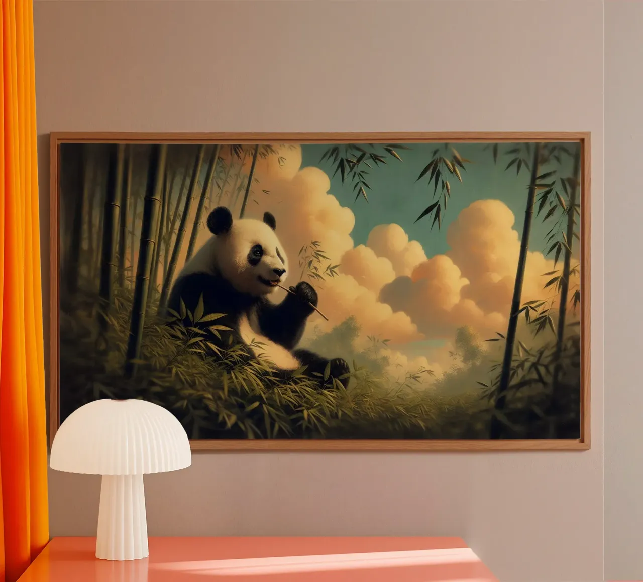 PANDA alu-dibond by RUBIANT ART