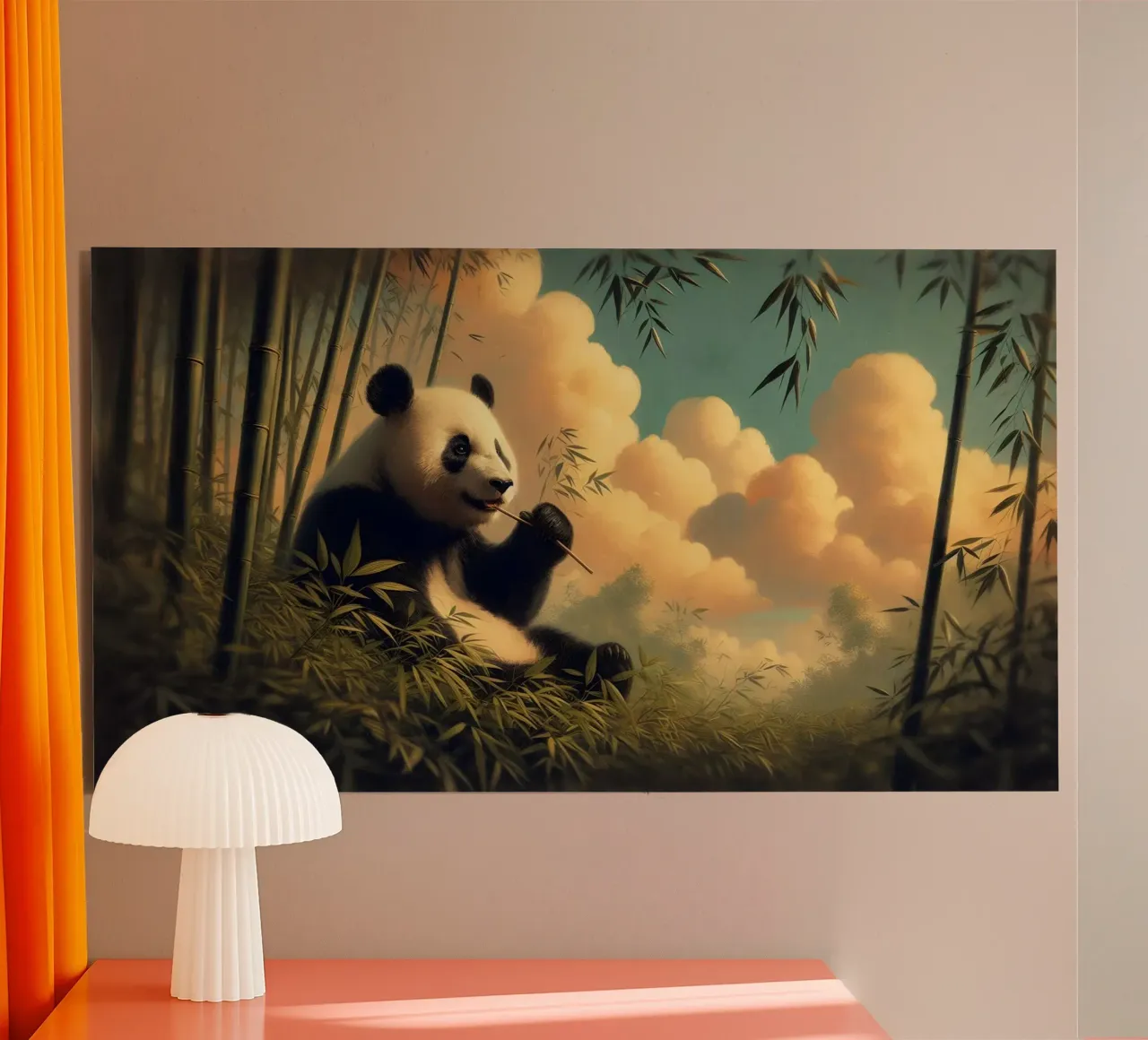 PANDA alu-dibond by RUBIANT ART