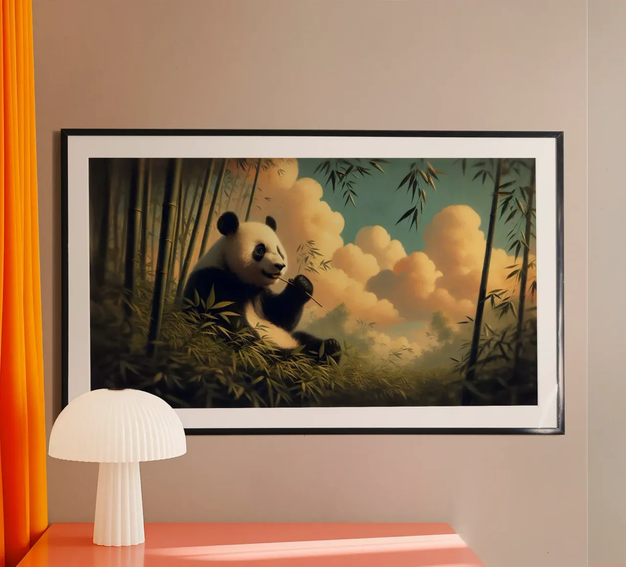 PANDA poster by RUBIANT ART