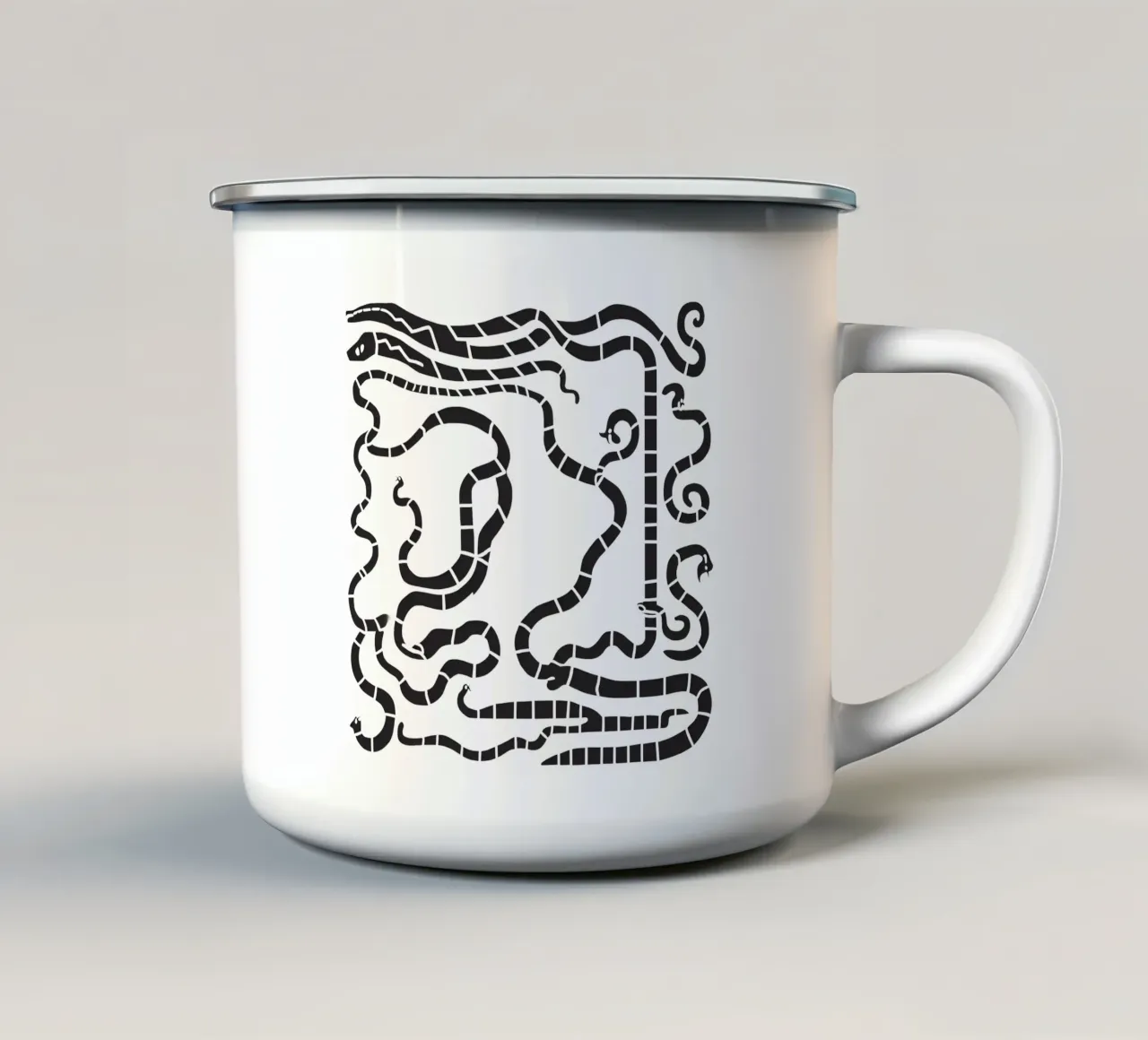 inca 14 tazza in smalto da Rezh creations