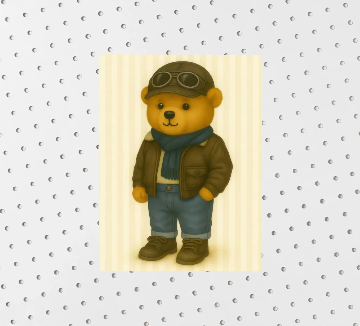 pilot bear sticker by Feel child