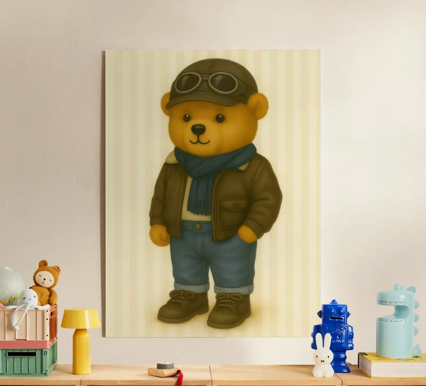 orso pilota plexiglass da Feel child