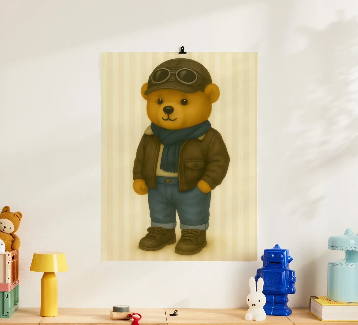 Pilotbär Poster von Feel child