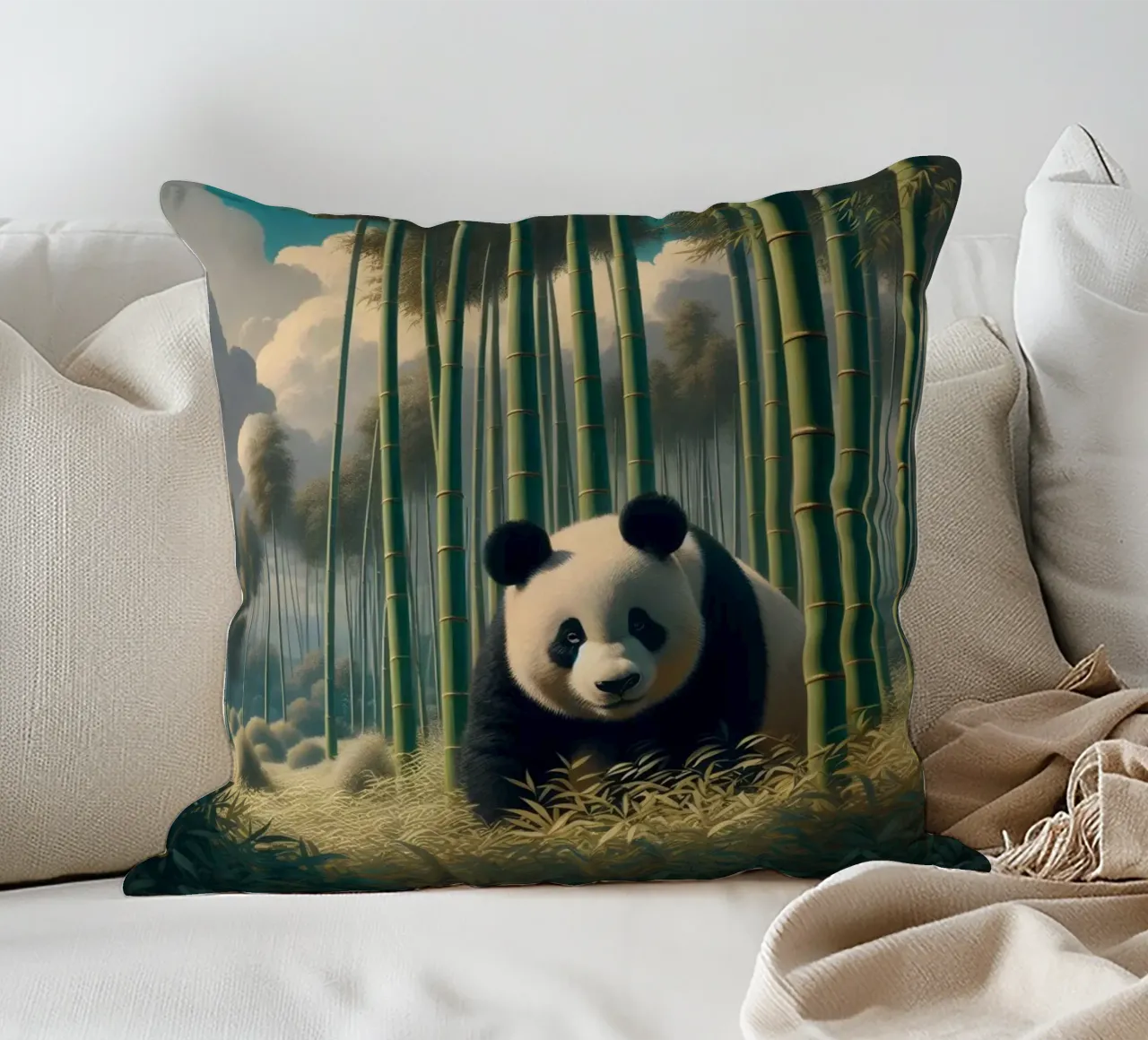 PANDA cuscino da RUBIANT ART