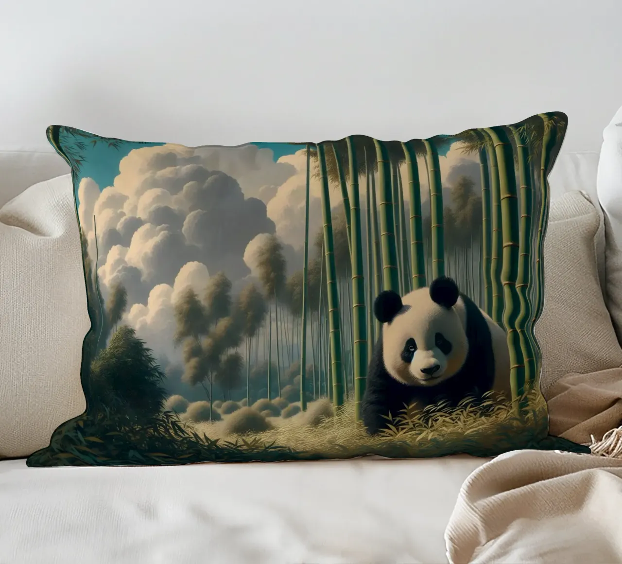 PANDA cuscino da RUBIANT ART