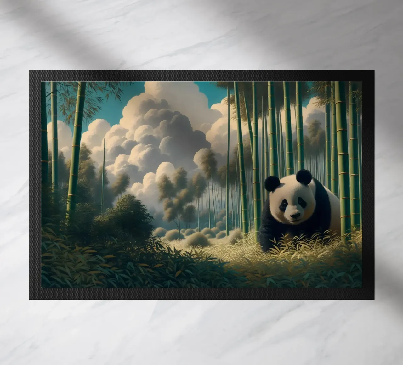 PANDA deurmat van RUBIANT ART