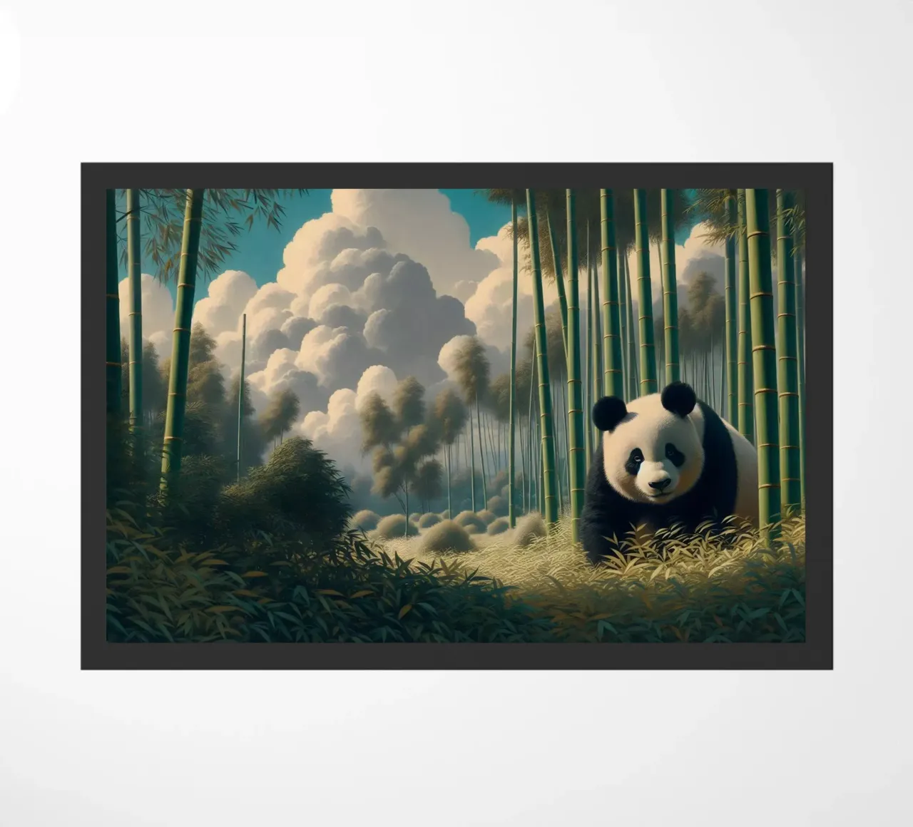 PANDA deurmat van RUBIANT ART