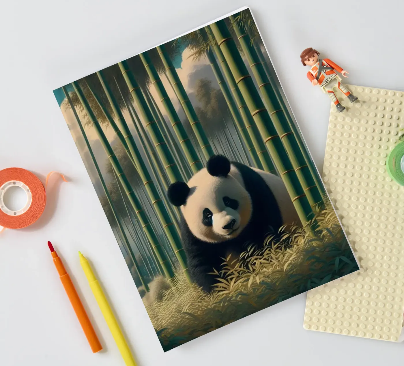 PANDA notebook by RUBIANT ART