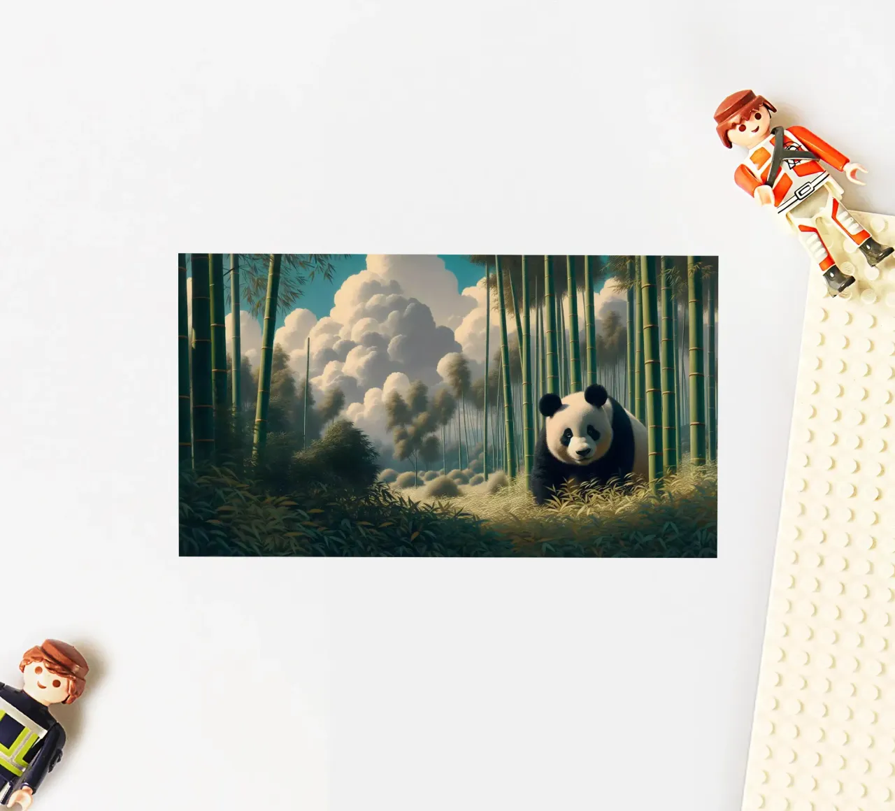 PANDA sticker by RUBIANT ART