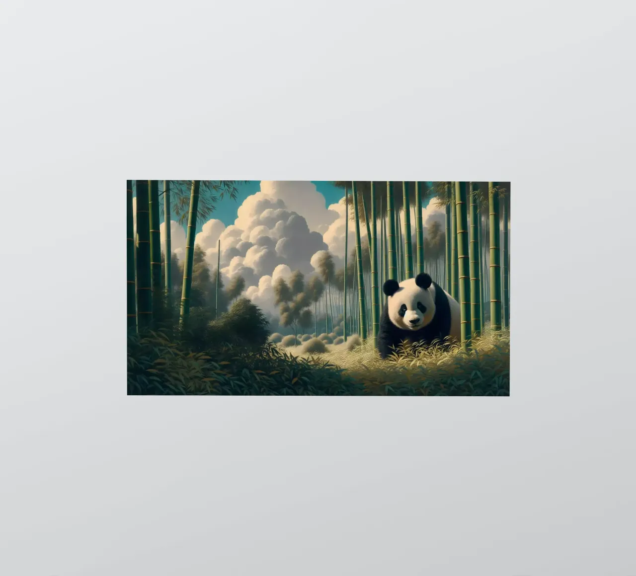 PANDA sticker by RUBIANT ART