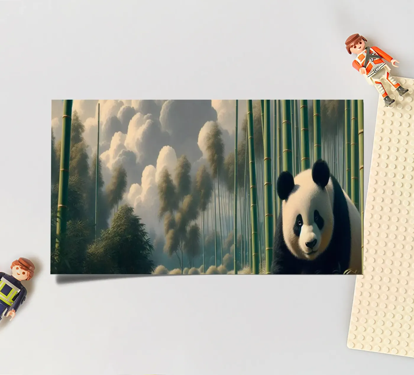 PANDA foglio adesivo da RUBIANT ART