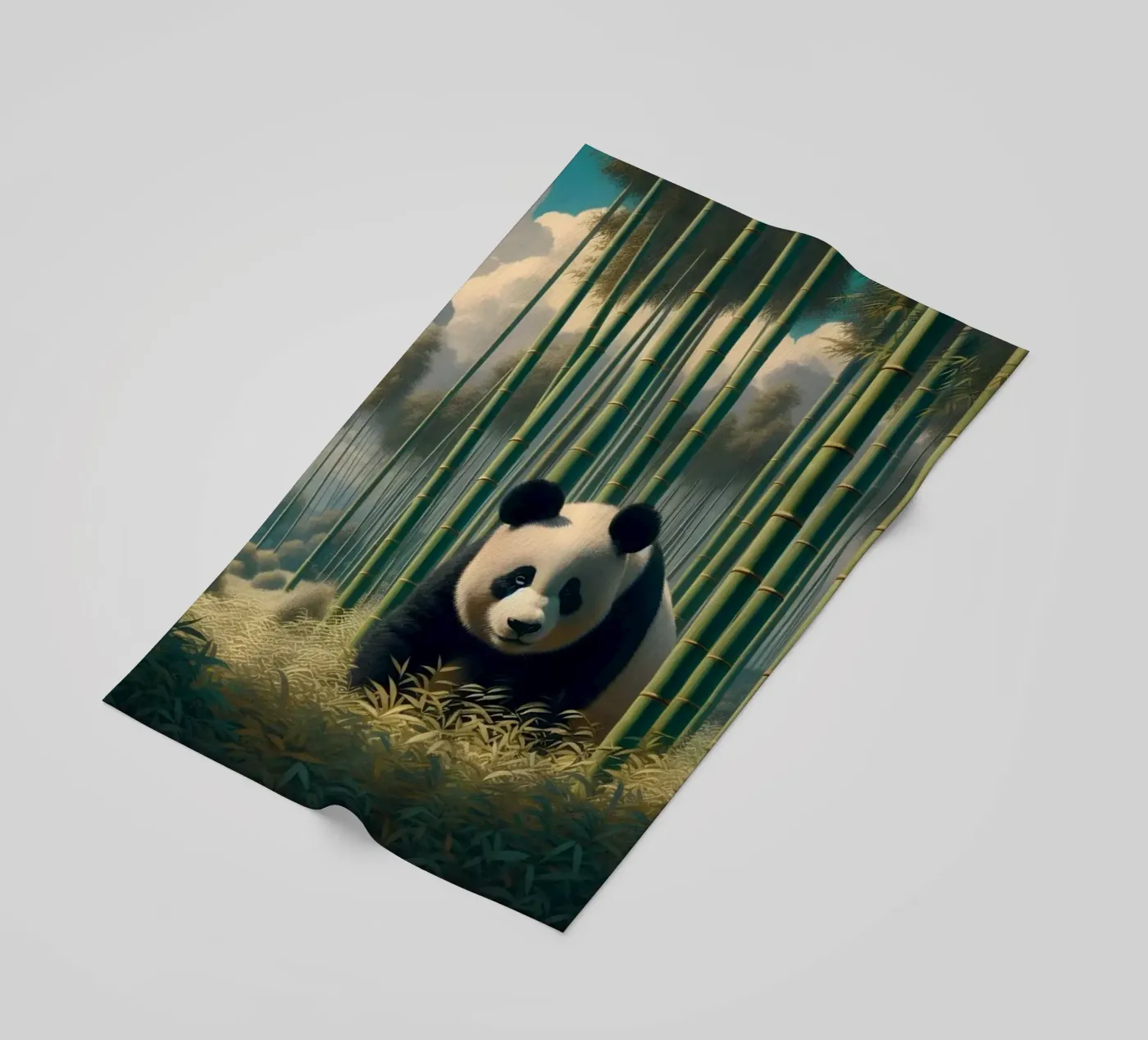 PANDA serviette de plage de RUBIANT ART