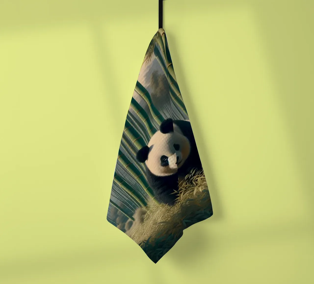 PANDA torchon de RUBIANT ART